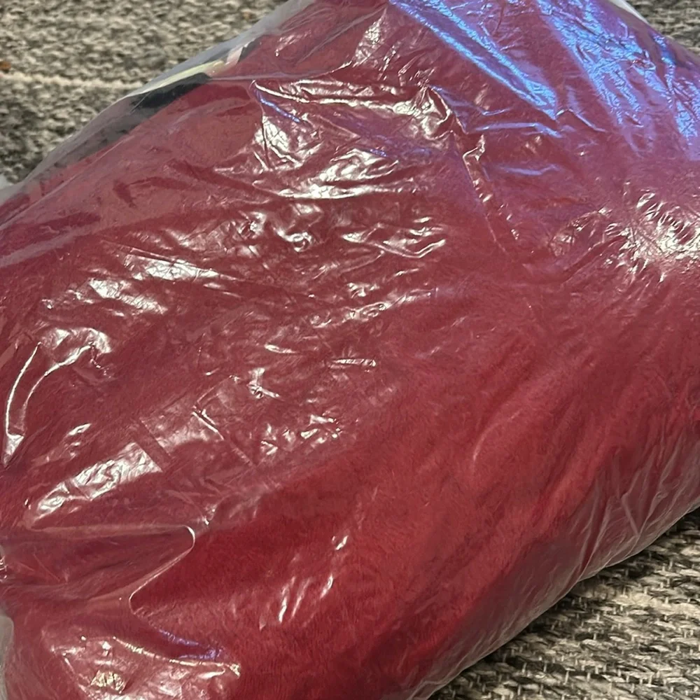 Red 3-seater sofa slipcover